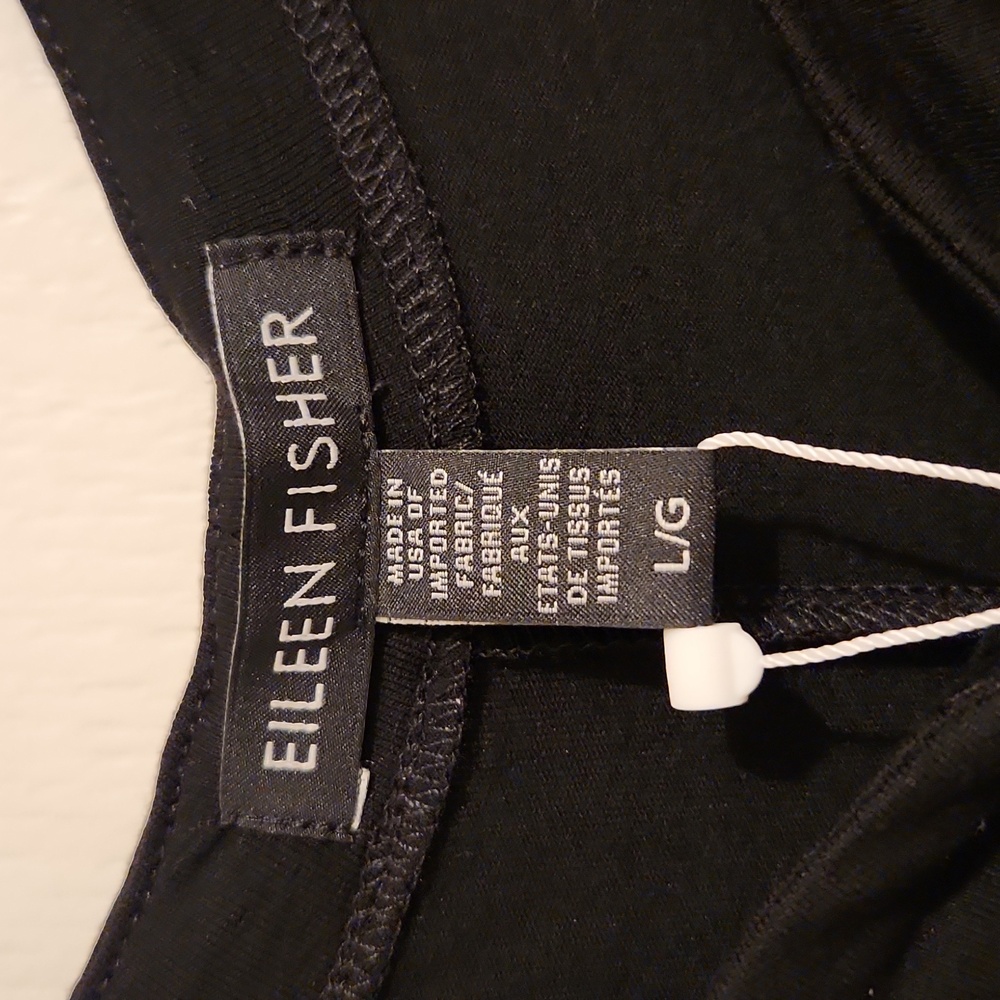 NWT EILEEN FISHER Viscose-Jersey Wide-Leg Cropped Jumpsuit - Picture 6 of 6